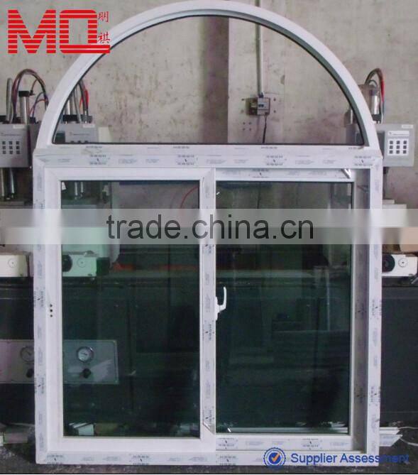 Double glazed glass upvc profile sliding windows