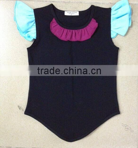 Wholesale round neck kids plain t shirts halter kids shirt made in china