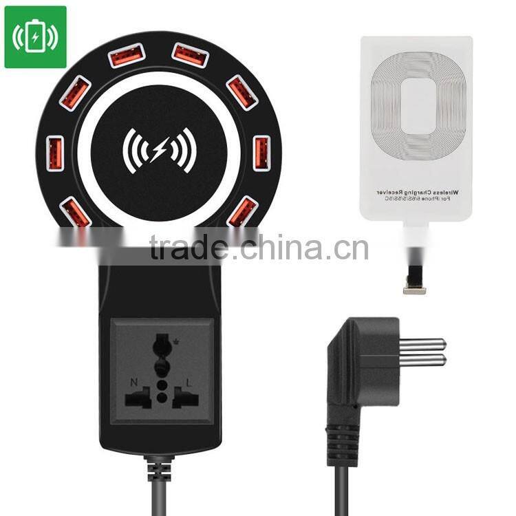 Hot selling 8 usb port charging dock multi port wireless charger