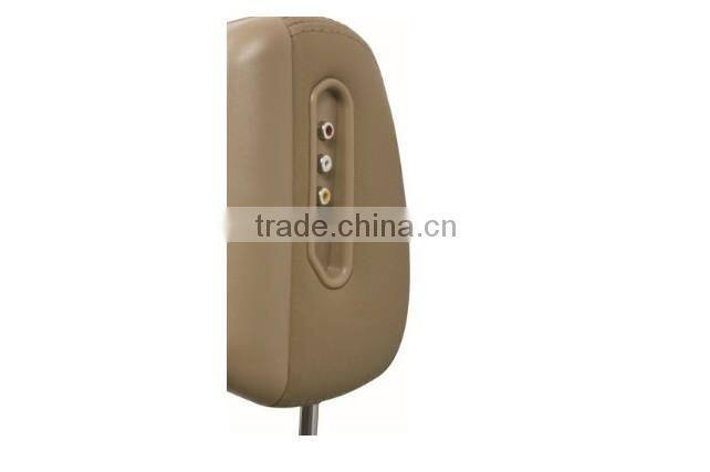 Headrest car dvd player with 7 inch touch screen HDMI USB SD FM IR wireless games