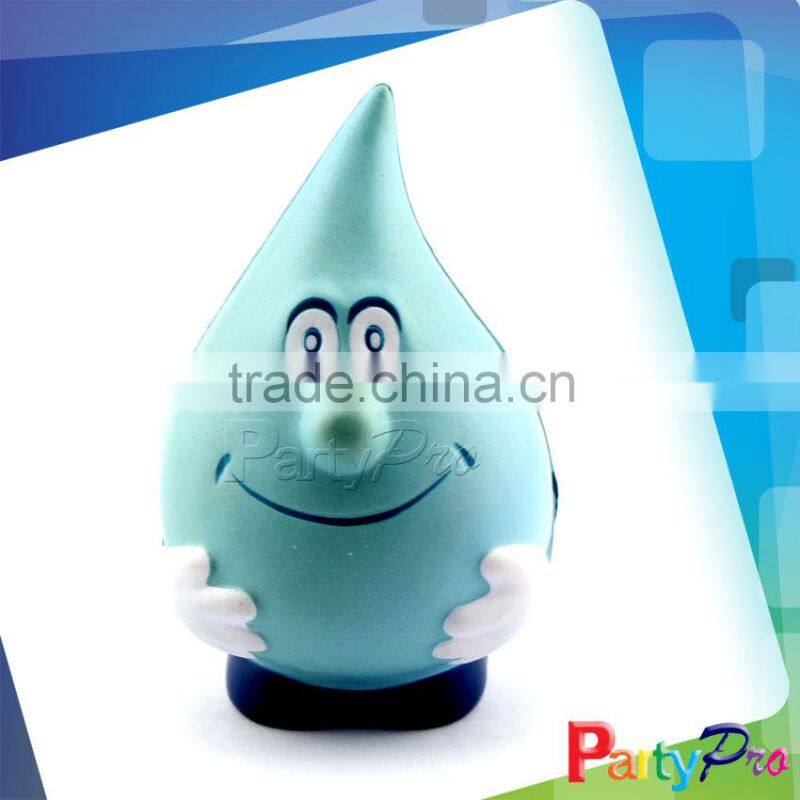 Partypro 2015 New Wholesale 4/5/6.3/7/7.6/10/15/20CM DIA Custom Water Drop Stress Ball