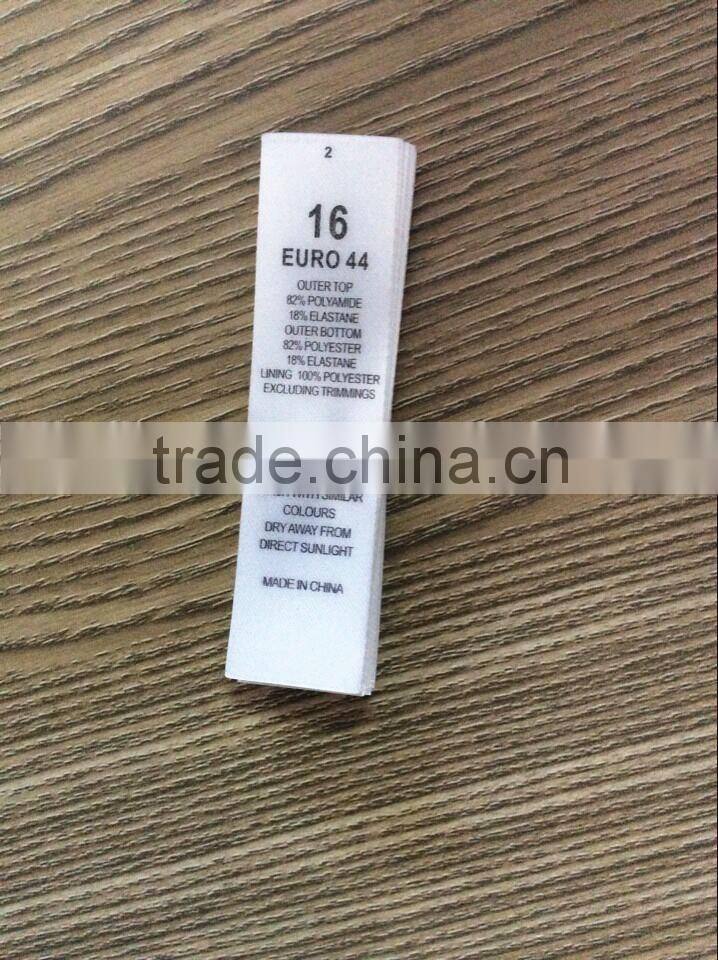 Fashion design clothing woven label Textile Label and Tag