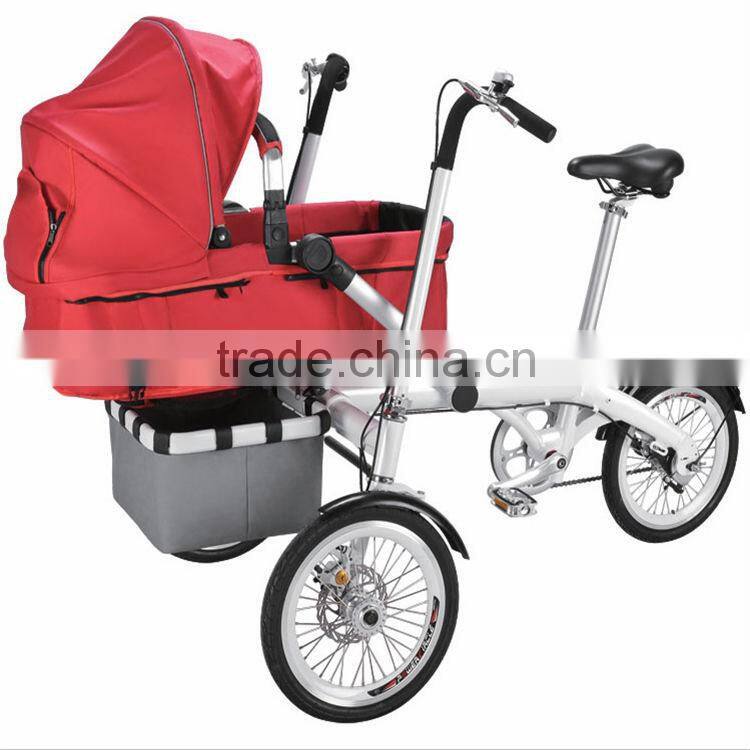 Aluminum Alloy High Quality Baby Stroller Tricycle Foldable Mother And Child Bike