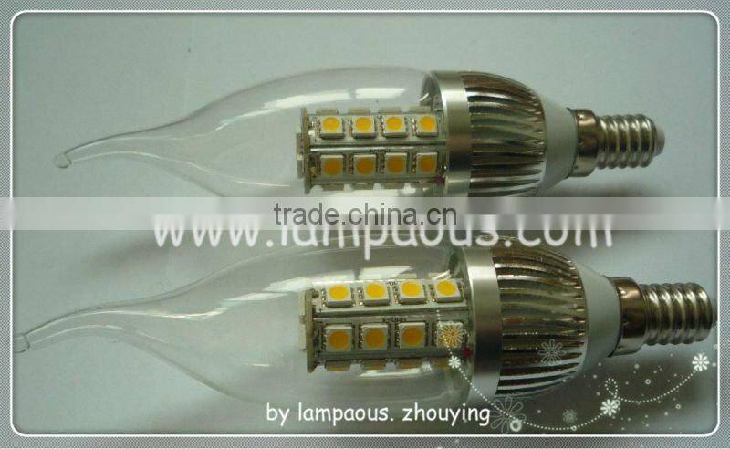 factory wholesale price e12 led chandelier bulb