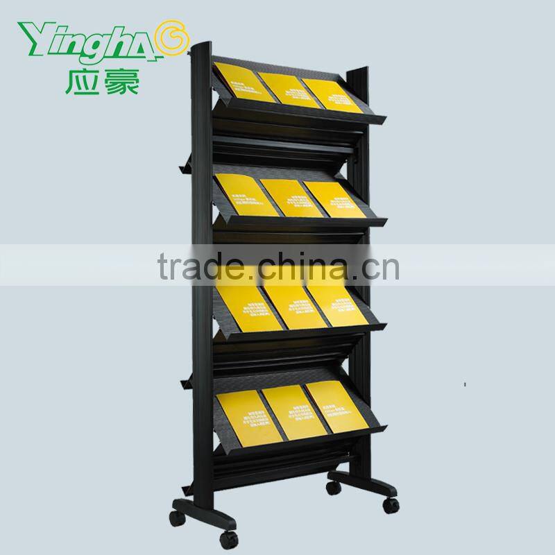 large brochure holder magazine rack