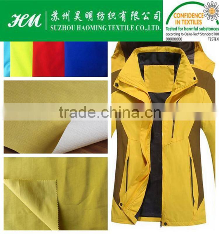 ECO-TEX 40d nylon ripstop pu coated