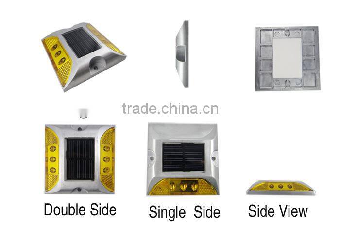 2x3 PCS led solar road studs Red