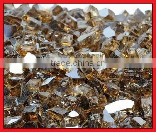 crushed tempered glass for fire pits