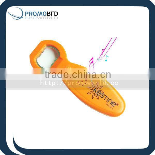 Plastic Music bottle opener,bottle opener with music Music opener