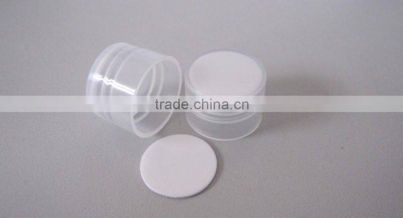 Smooth plastic scrrew cap