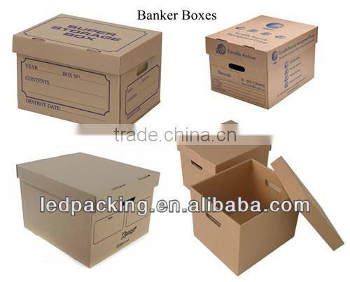 Eco-friendly Corrugated Banker boxe