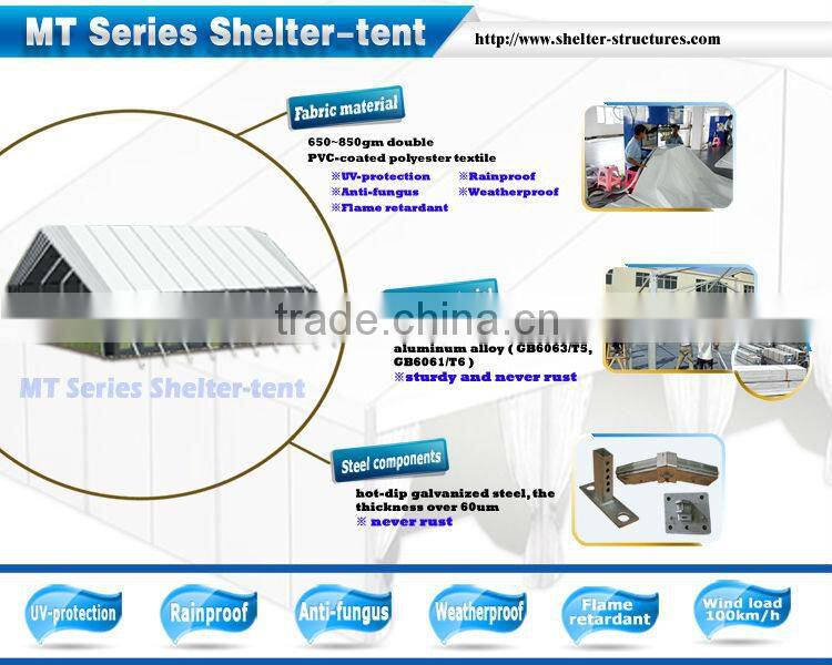 Rainproof durable unhcr tent for emergency