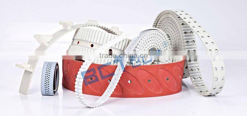 PU Timing Belt With Rubber & Holes