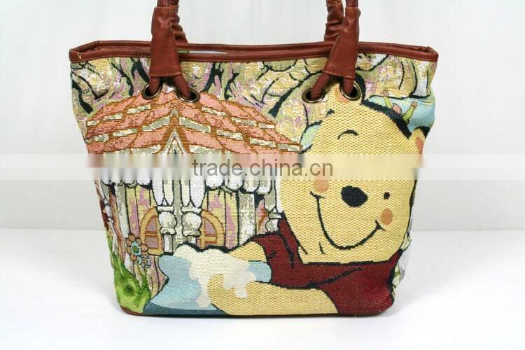 eco hemp handled shopping bag hand bags woman