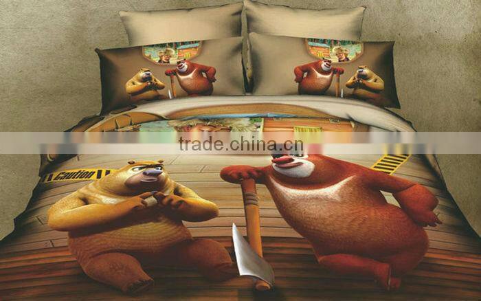 100% cotton 3D children bedding set