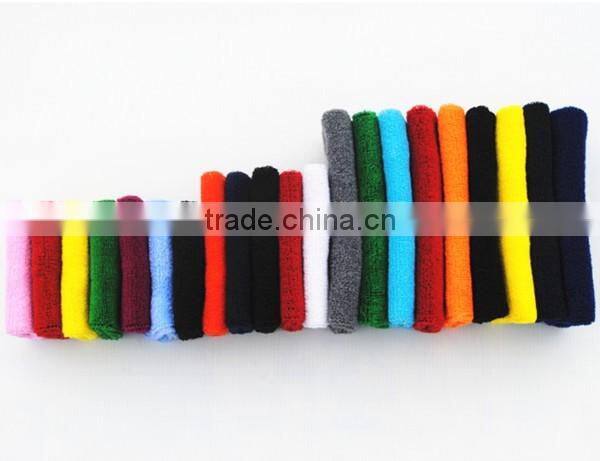 quick-drying sweat absorbing polyester cotton wristbands wholesale