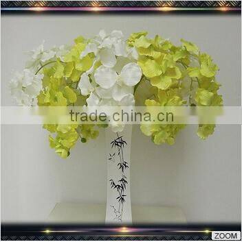 silk flower arrangements blue dancing orchid