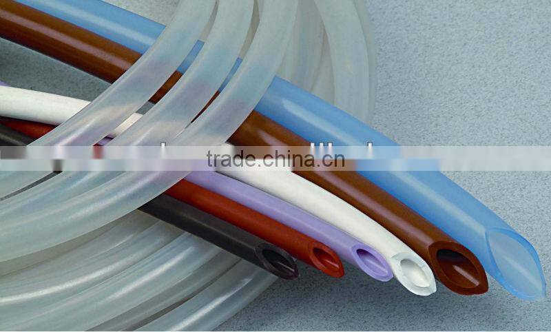 Different diameter and shore silicone hoses