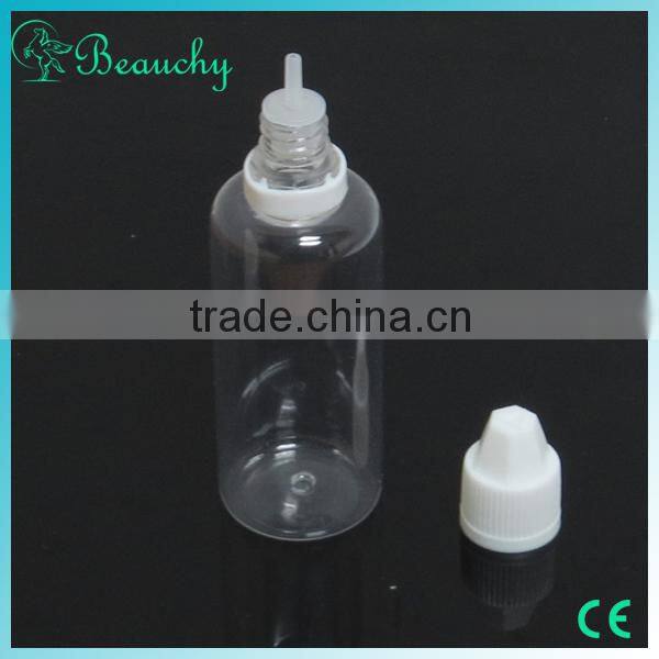 China alibaba 50ml PET tamper proof bottles droppers with color tamper caps