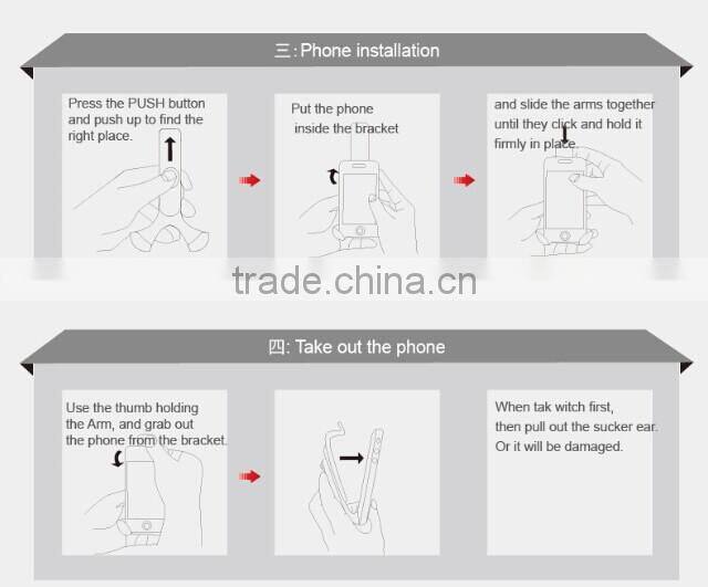 Alibaba wholesaler combination car air vent holder car mount window holder car accessories