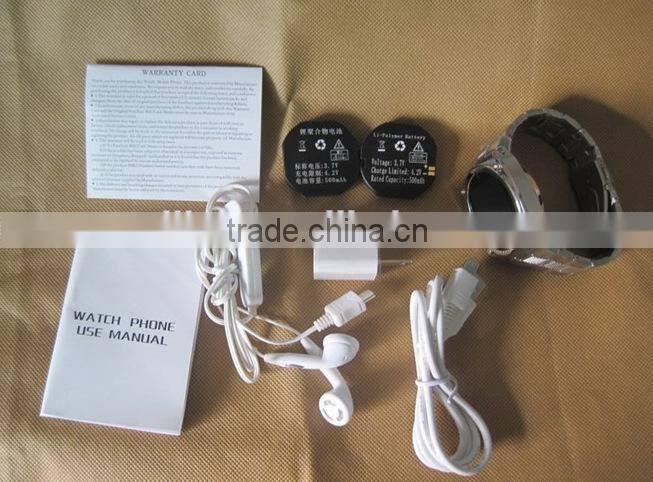 TW818B 1.6 Inch Stainless JAVA Watch Phone,240*240 pixel screen