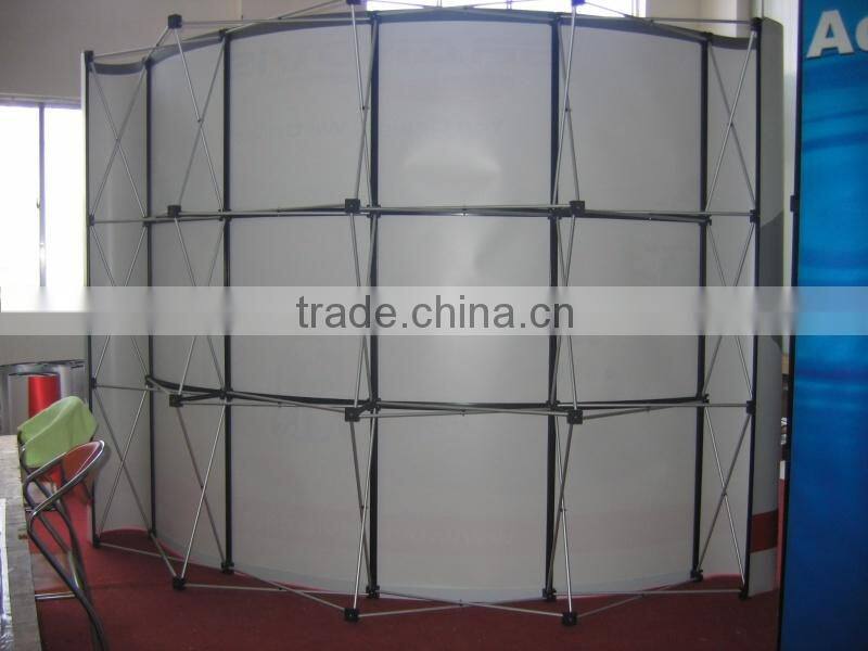 fabric velcro pop up display stands