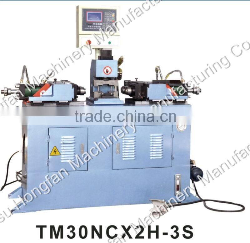 Single-head automatic hydraulic metal pipe and tube shrinking machine
