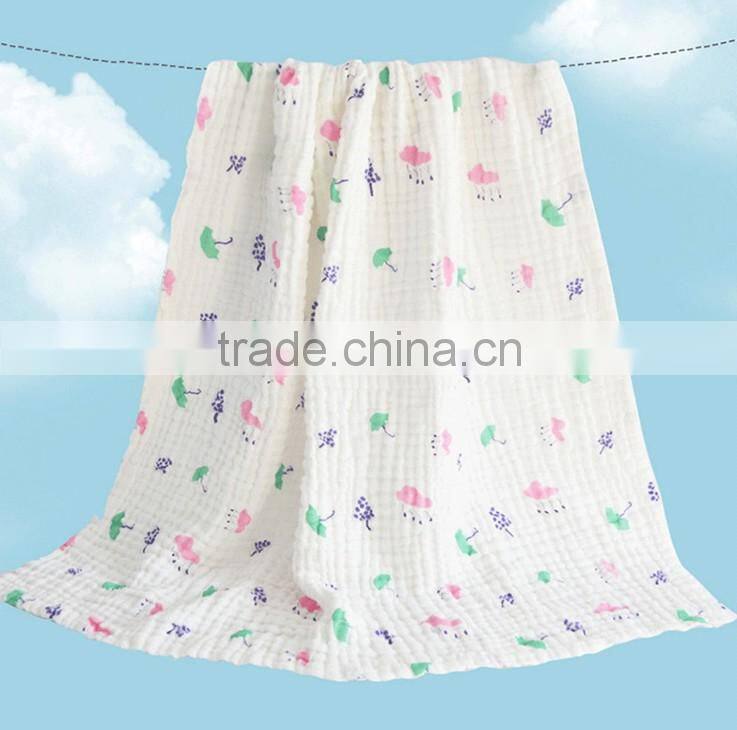SZPLH Eco-friendly soft hand feeling baby muslin blanket