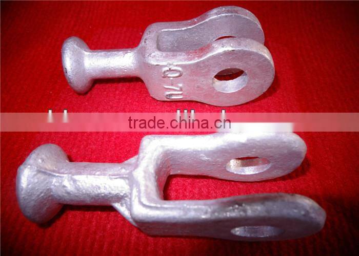 Hot dip galvanized high quality electric power fitting ball clevis