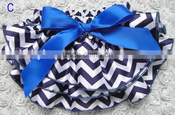 wholesale top selling cool minion fancy soft touch satin fashion style baby infant bloomer