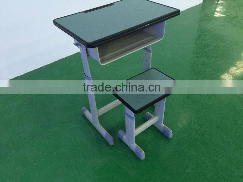 adjustable school desk and chair cheap modern school furniture HXZY054