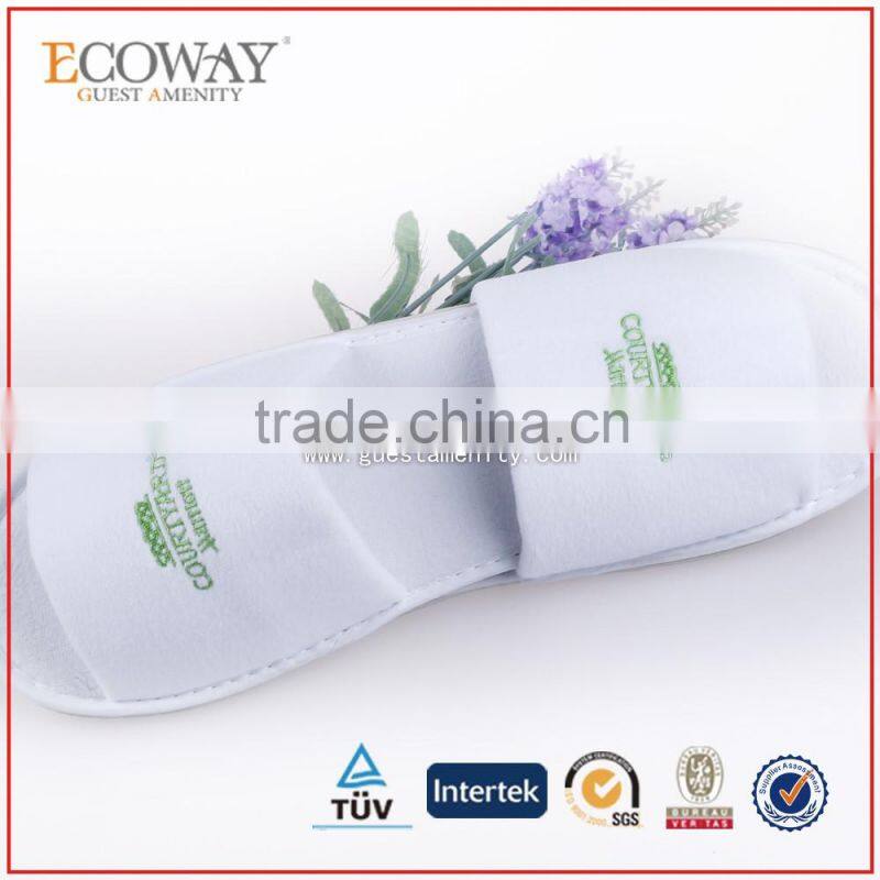 cheap hotel guest eva disposable slippers open toe indoor slippers for men
