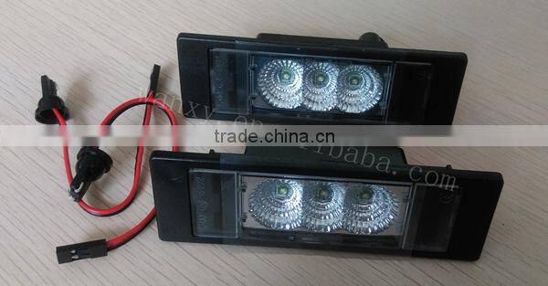 China Manufacturer New product with EXW price COB 9W anto led for MINI R55 led car license plate light for BMW E87