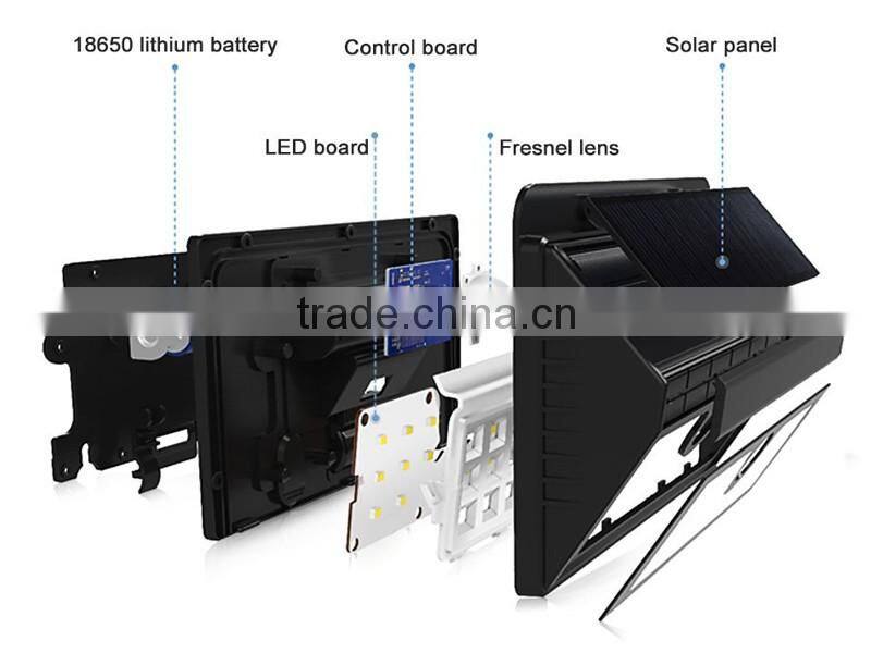 Outdoor LED Wireless Security Lamp Solar Motion Light