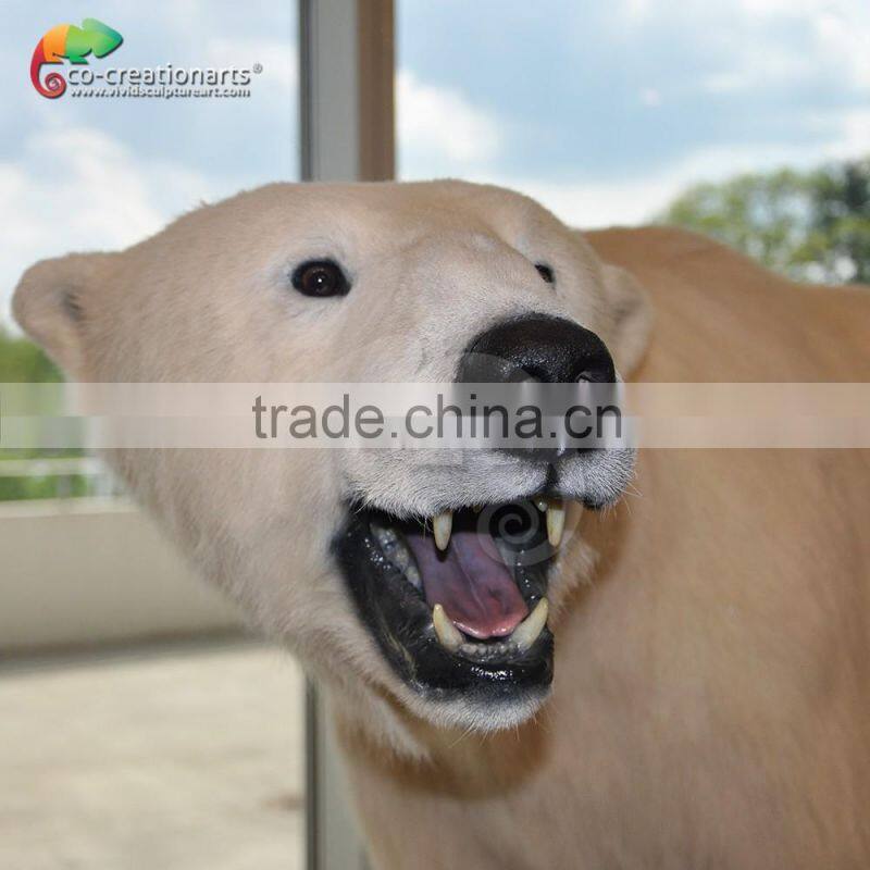 Animatronic animal plush polar bear