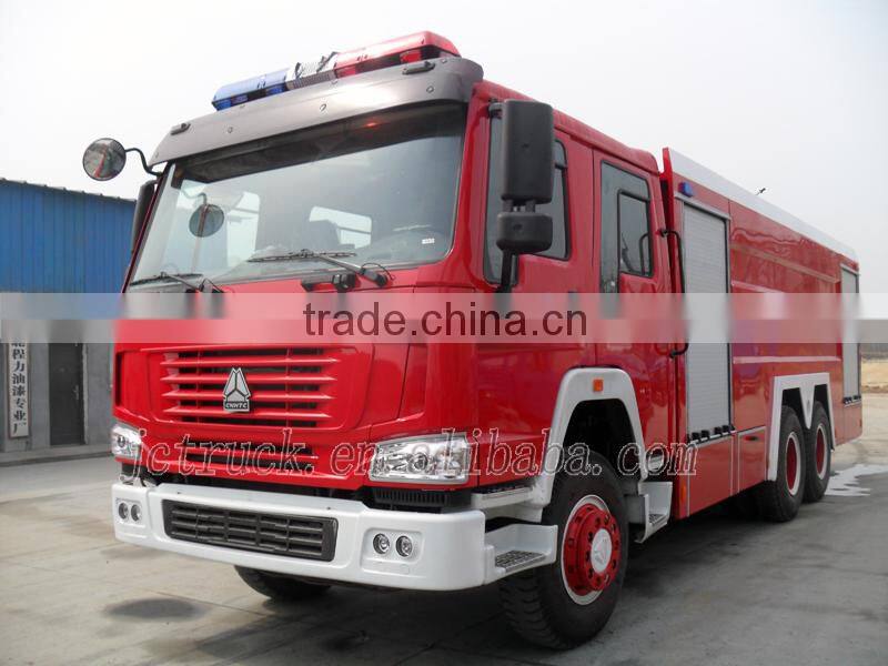 SINO HOWO6X4 15T water tank fire truck with water tanker