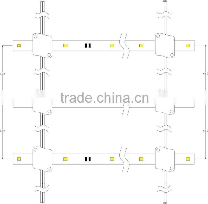 2.8w single side rolling straight LED curtain light for light box