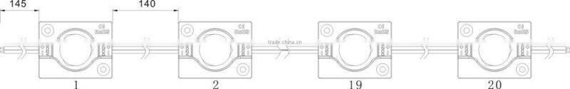 Promotion new product 1.44W smd 2835 led module/Outdoor Waterproof Led Module 12v