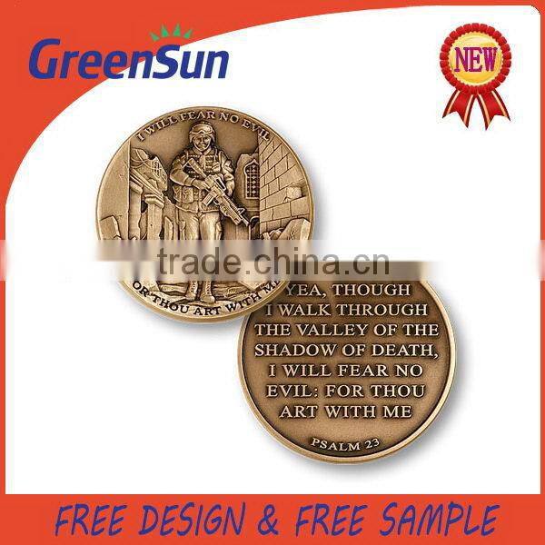 The Most Popular Best sell dual tone challenge coins