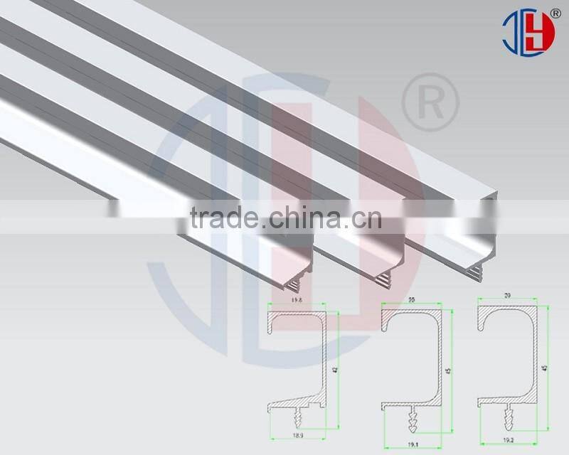 Anodized aluminum l profile handle for kitchen cabinet