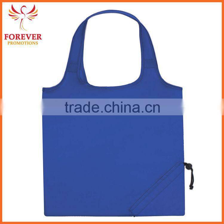 210 Denier Polyester With Self-contained Pouch Foldaway Tote Shopping Bag And 18" Handles