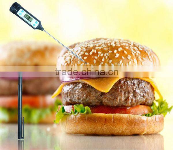 Waterproof cooking food thermometer with LCD display for food,coffee,milk,drink and at BBQ