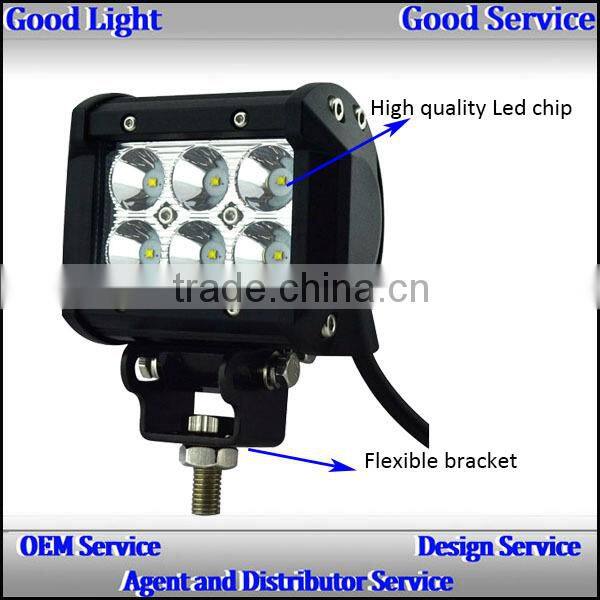 2014 hot sales 6inch 18W led light bar prices for off road 4x4 accessory