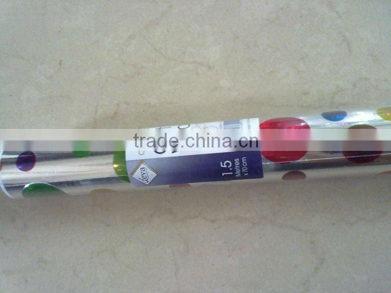 2012 PET colored Multi-lens Gift roll wrap