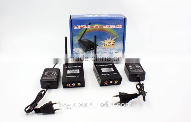 Best price 2.4GHz 1W wireless hd av transmitter & receiver kit
