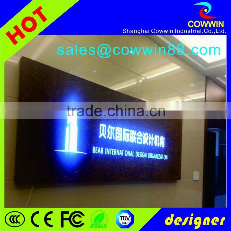 sign up high quality anti rust brushed metal letter