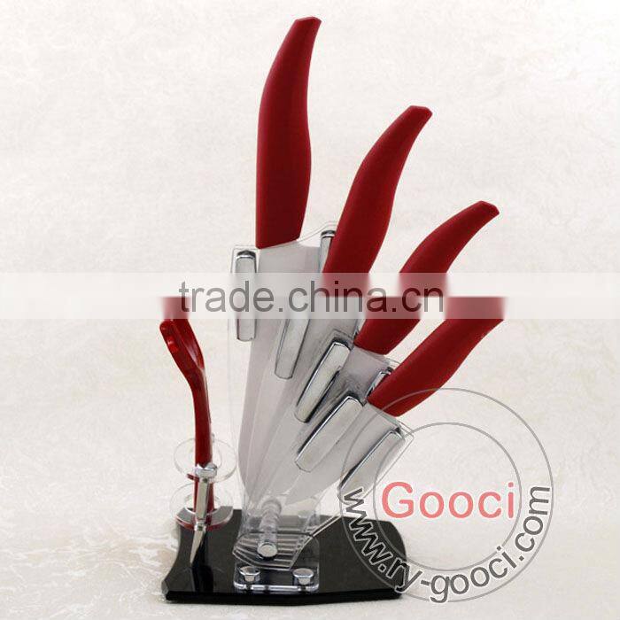 Ultra Sharp Ceramics Knife Set 3"+4''+5"+6"+Peeler