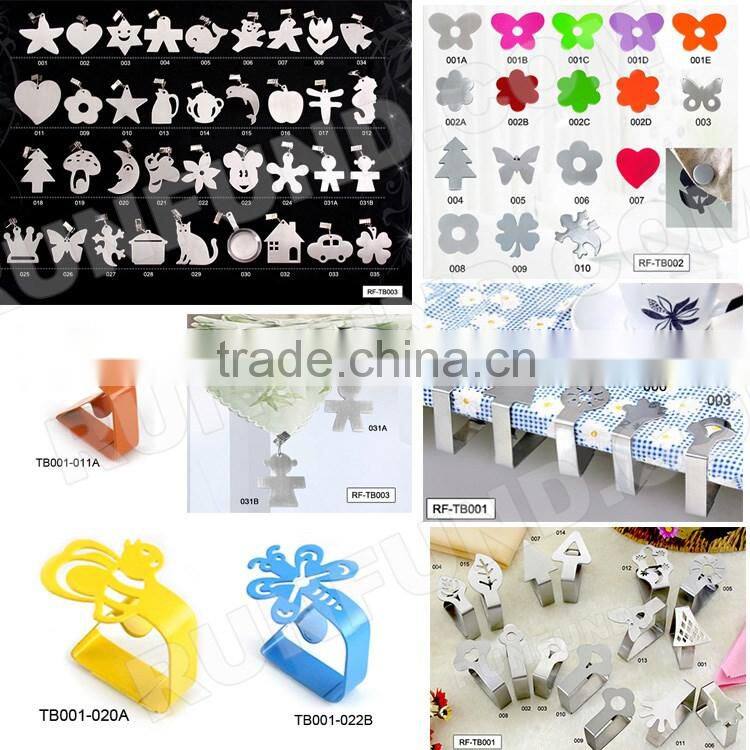 4-piece Set Butterfly Tablecloth Weight Clip