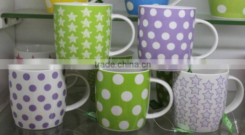 Hot sale cheap new bone china mug