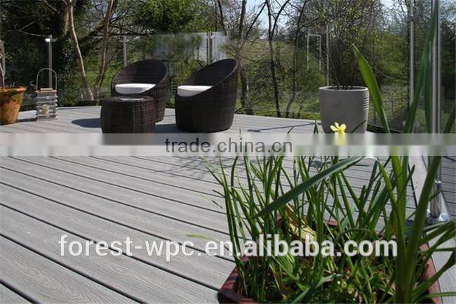 wood plastic composite playground high density solid deck